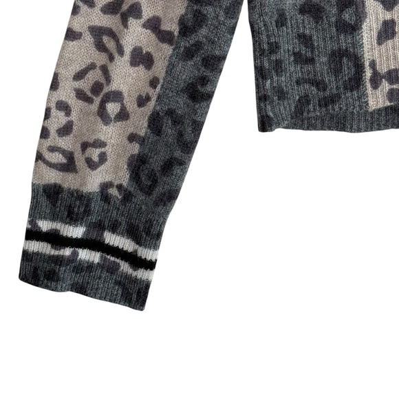 360 Cashmere Leopard Print Sweater. Size XS - Picture 6 of 12